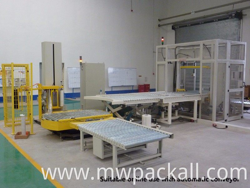 Factory Supply Fully Automatic Online Pallet Wrapper /Stretch Wrapping Machine